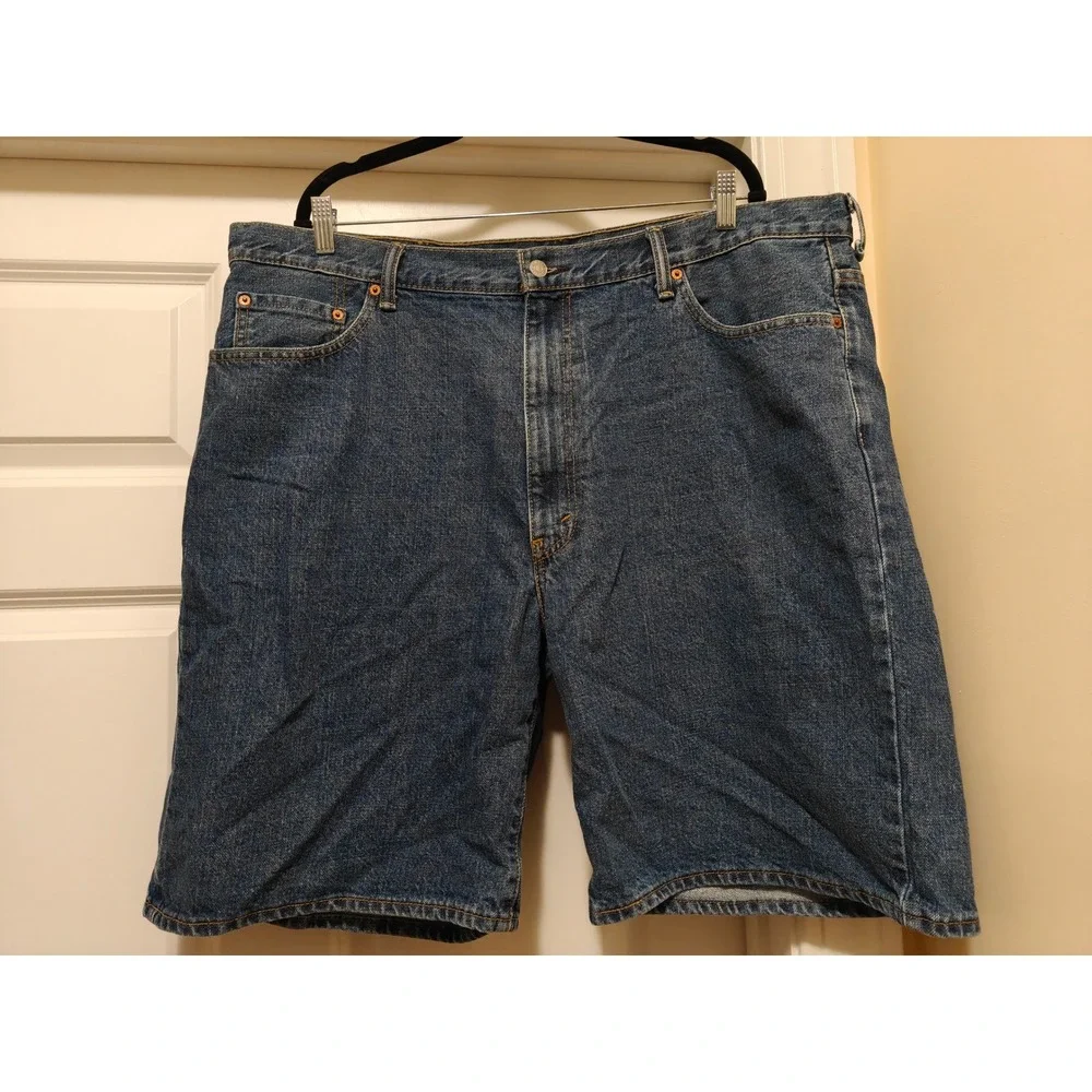 Levis 550 Relaxed Fit Denim Shorts Mens 44 Blue Medium Wash 35550-2111